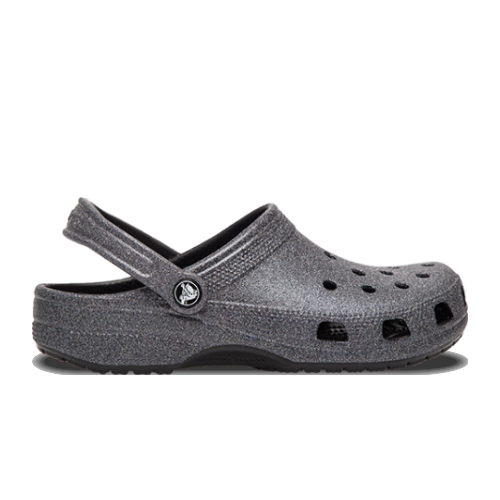 crocs classic glitter clog