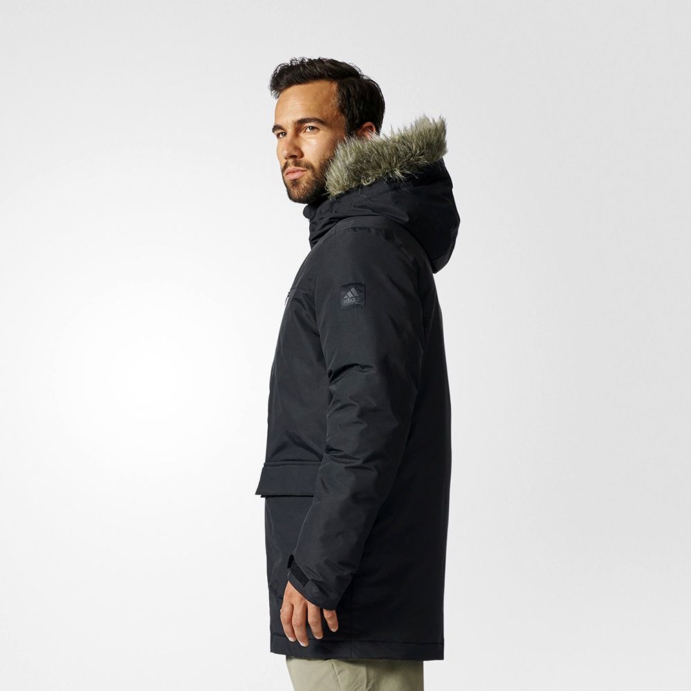 adidas Xploric Parka striuk BS0980 Juoda SIL