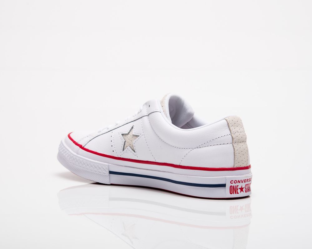 Converse One Star OX 160624C Balta M lyna Raudona SIL