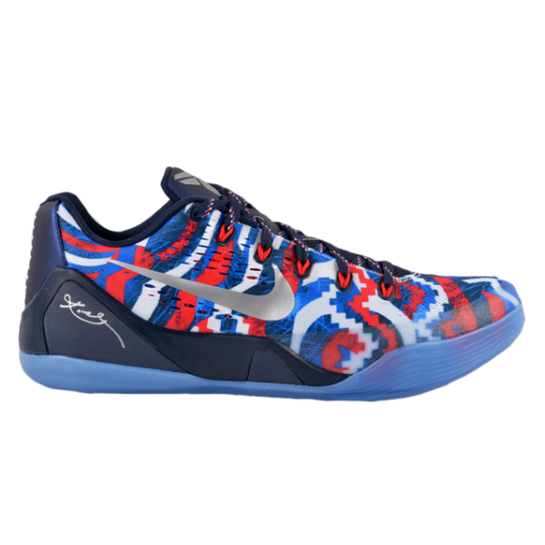 Nike Kobe Ix Em Independence Day 646701 104 Balta Mėlyna Pilka Raudona Sil