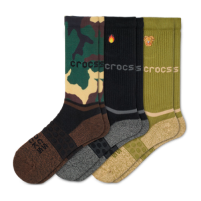 Kojinės Crocs Crocs Graphic kojinės (3 poros) 207862-0DQ Daugiaspalvis