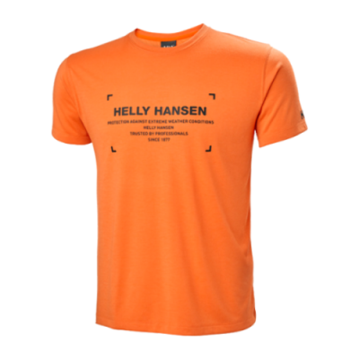 Marškinėliai Treniruočių Helly Hansen Move Quick-Dry SS treniruočių marškinėliai 53704-325 Oranžinė
