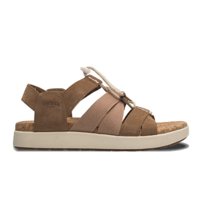 Basutės Moterims KEEN Wmns Elle Mixed Strap 1027280-BRWN Ruda